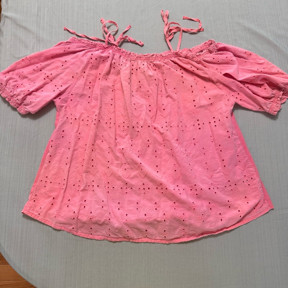 NEXT Eyelet Off The Should Top Womens 16